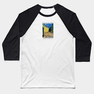 Terrace at Night, Vincent Van Gogh Baseball T-Shirt